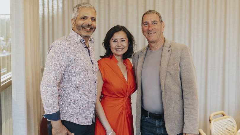 Mario Sequiera, Jacquie Chan and Gill Orly at the opening of Miss Chow’s in Margaret River.