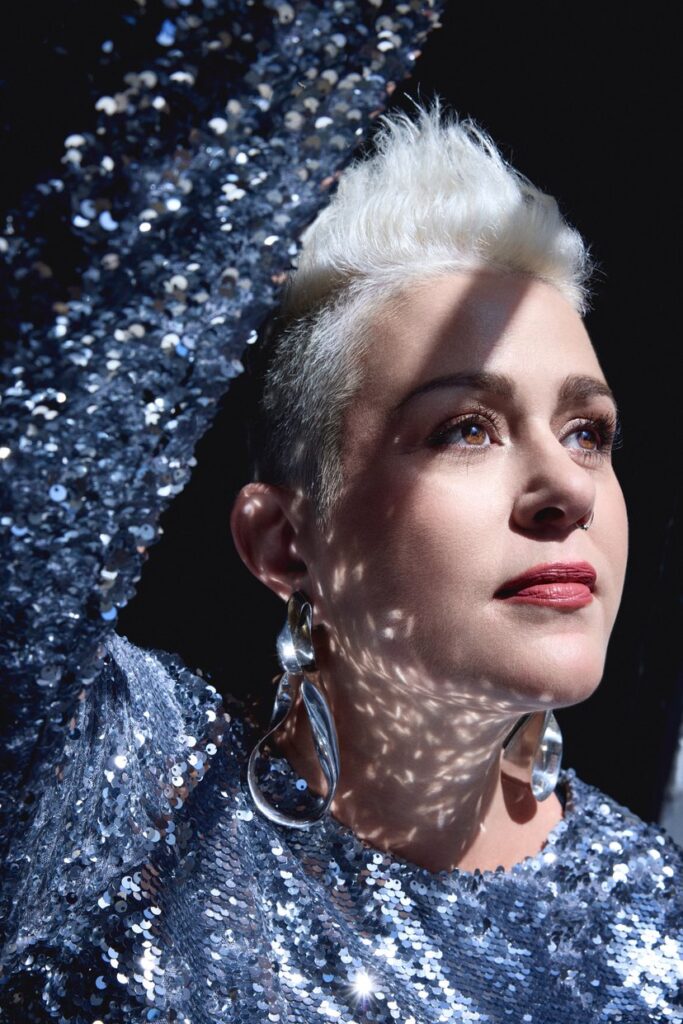 Musician Katie Noonan performs live at Miss Chow's Margaret River in July 2026